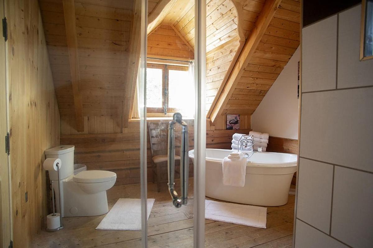 Hebergement "La Maison En Bois Rond" Sainte-Marie Buitenkant foto